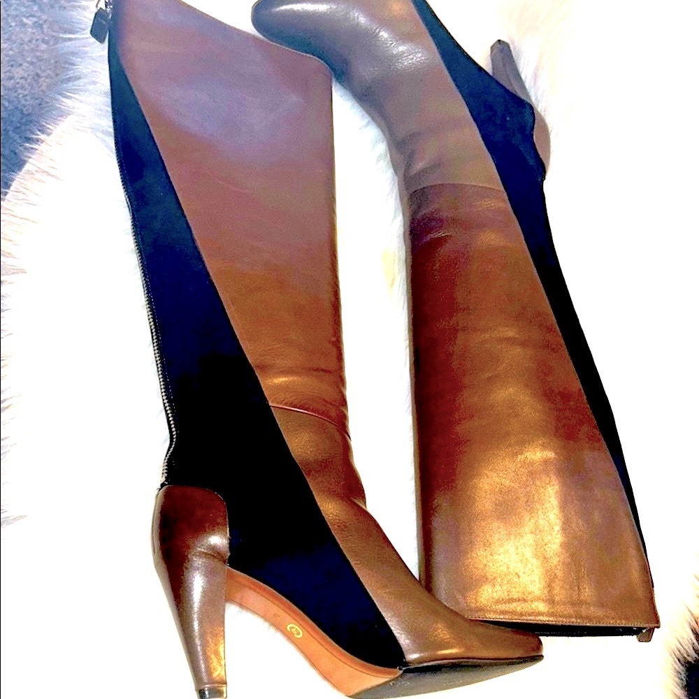 NWOTš¤10 Crosby Derek Lamš¤Two Toned Leather/Suede Bootsš¤ - Picture 4 of 9
